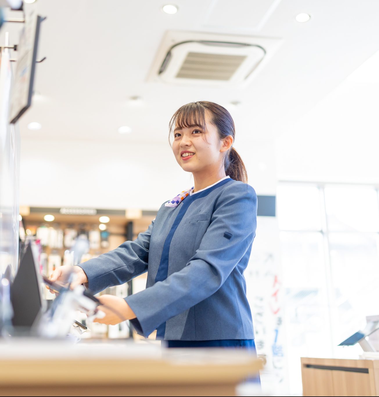 携帯ショップの販売スタッフ